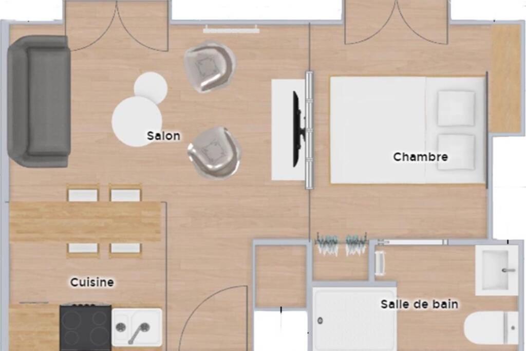 Studio En Hyper Centre - Wimereux Eksteriør billede